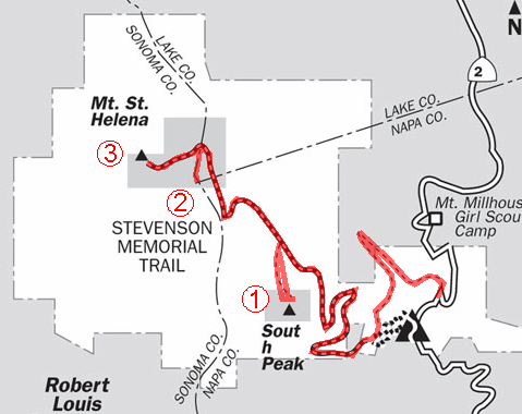 Mount St. Helena - Bay Area Mountain Bike Rides